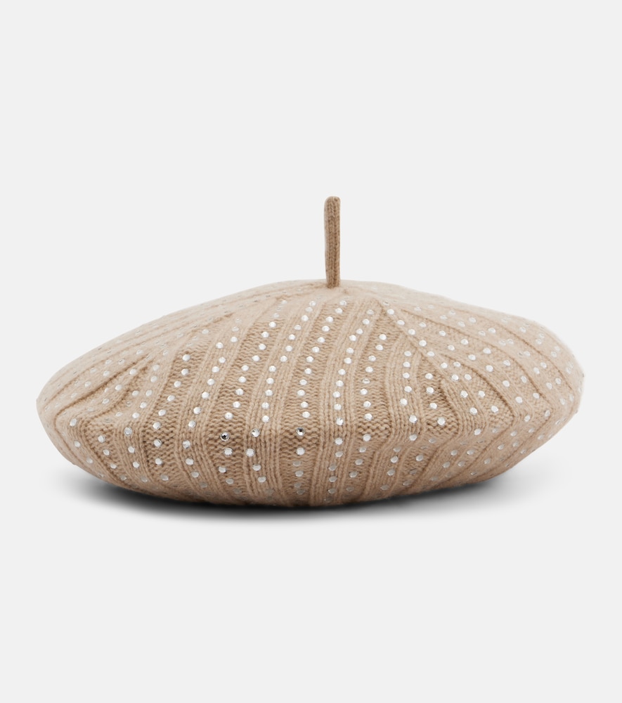  Max Mara Max Mara Svelto Embellished Cashmere Beret 