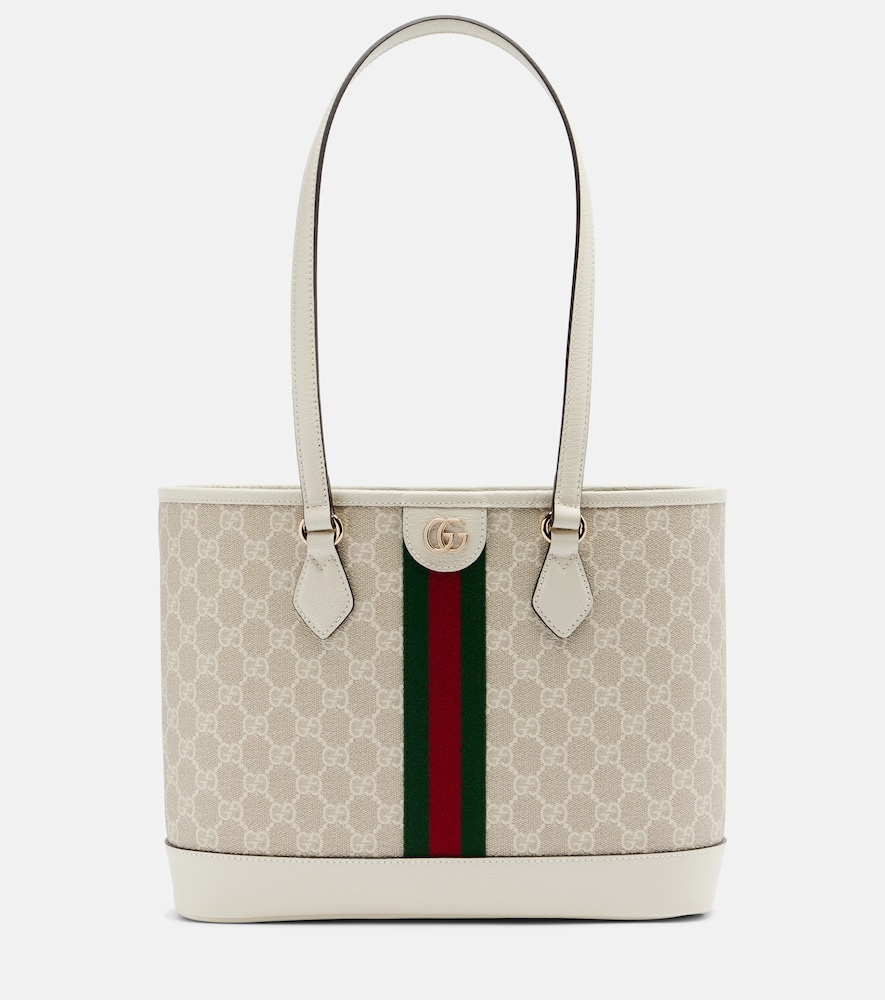 Gucci Women's White Ophidia Gg Medium Tote Bag