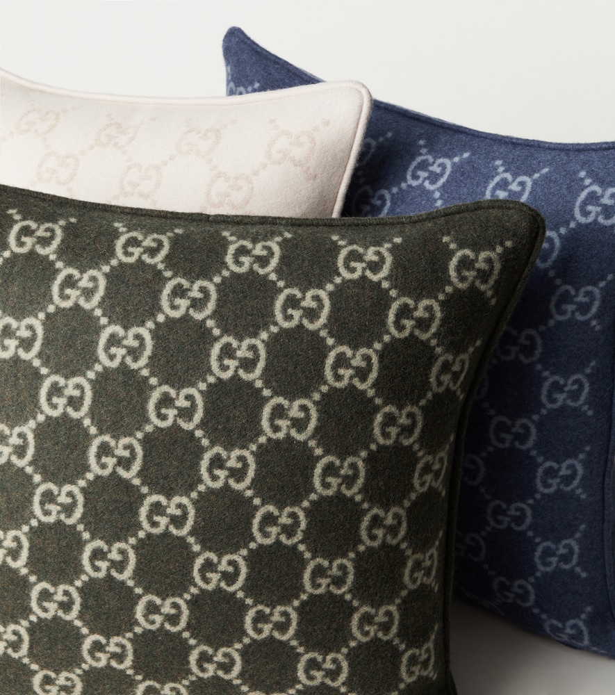  Gucci Gucci Kissen Gg Aus Wolle Und Kaschmir 