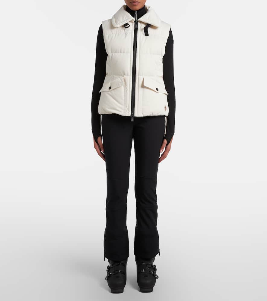Moncler Padded Pocketed Gilet In White
