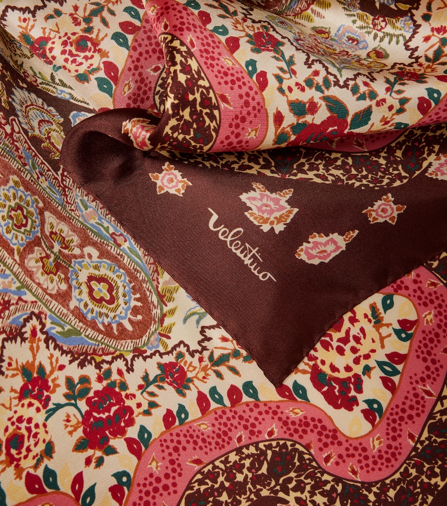  Valentino Valentino Bedrucktes Tuch Aus Seiden-twill 