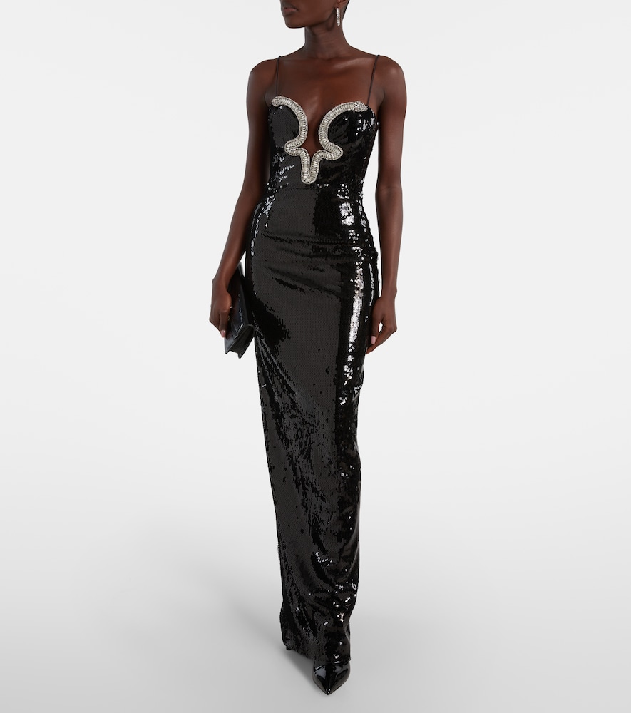 Rebecca Vallance Rebecca Vallance Robe Lyra Mit Pailletten 