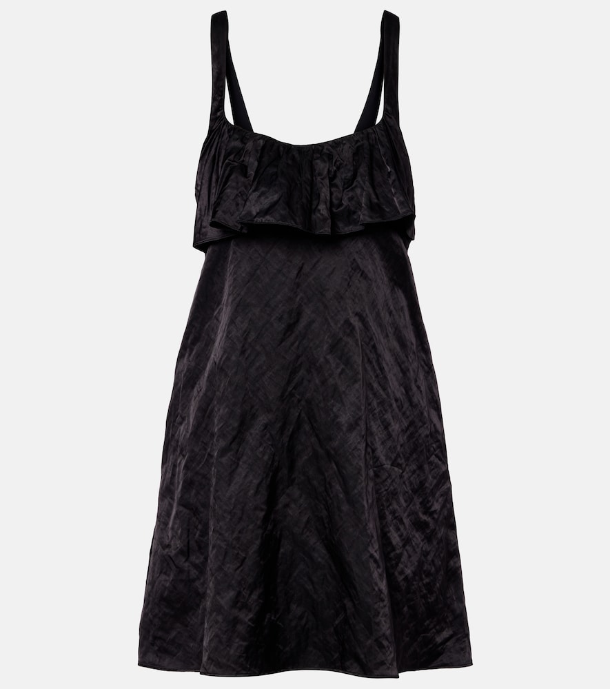 Chloe Chloé Ruffled satin minidress