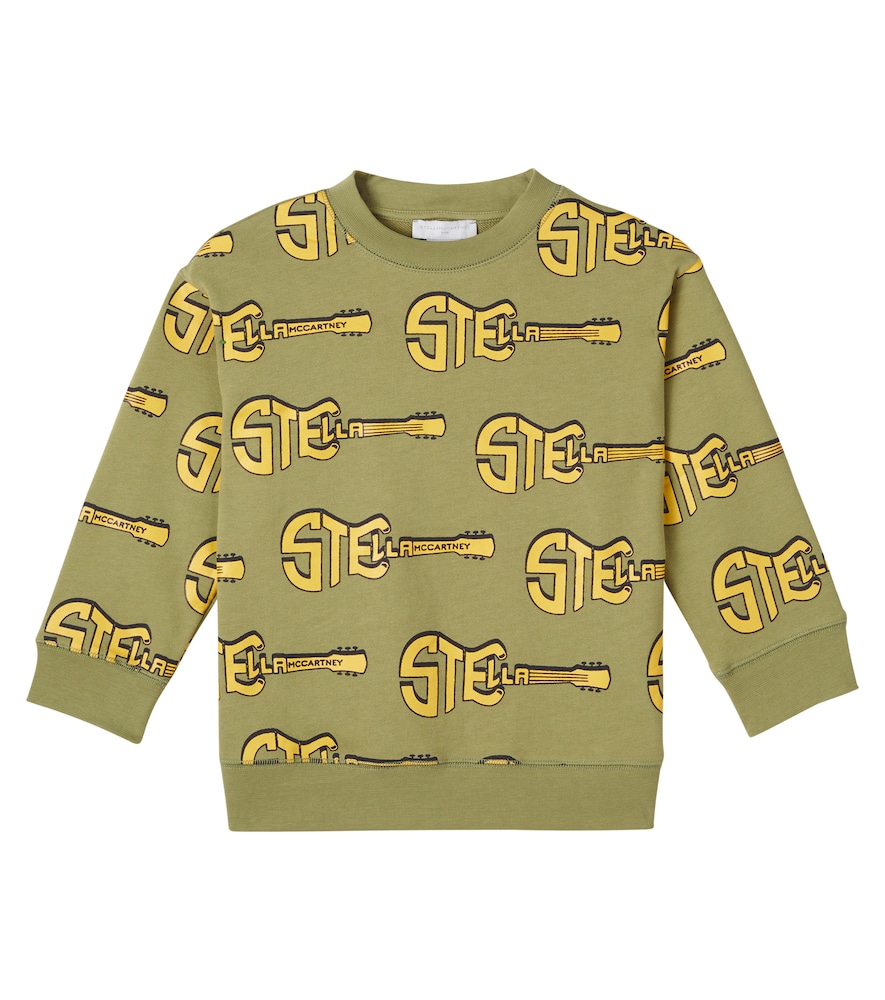 Stella McCartney Kids Logo cotton jersey sweatshirt　ステラ マッカートニー キッズ ロゴ コットンジャージー スウェットシャツ Stella