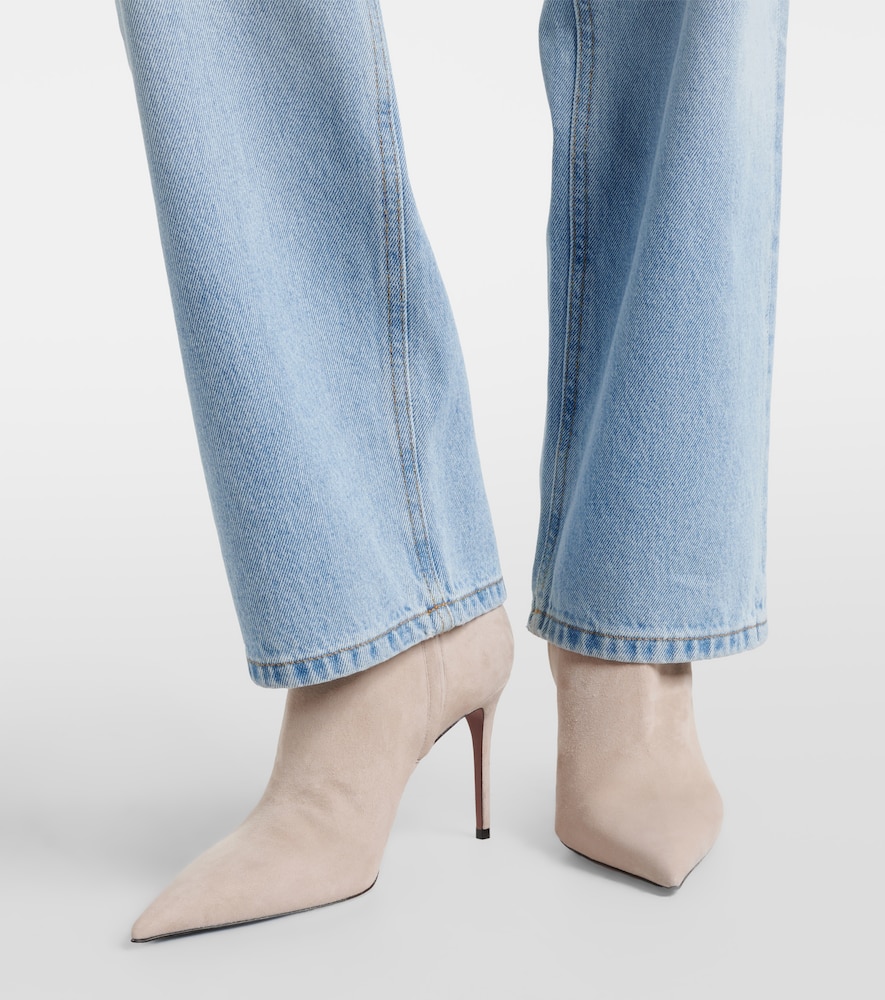Paris Texas Vera 85 suede ankle boots