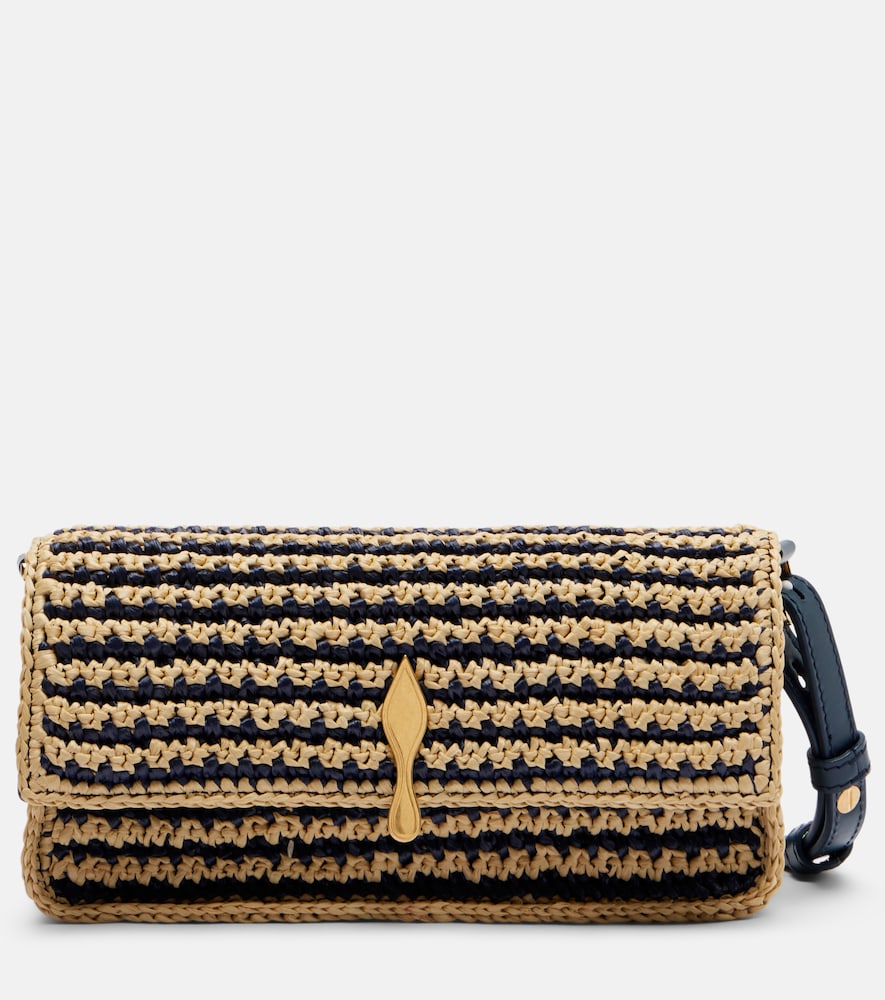 Christian Louboutin Bettina Mini leather-trimmed crochet clutch | Thumbnail 8 Christian Louboutin Bettina Mini leather-trimmed crochet clutch | Thumbnail 8
