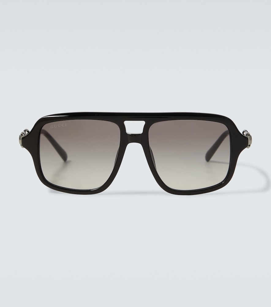 Gucci Horsebit aviator sunglasses