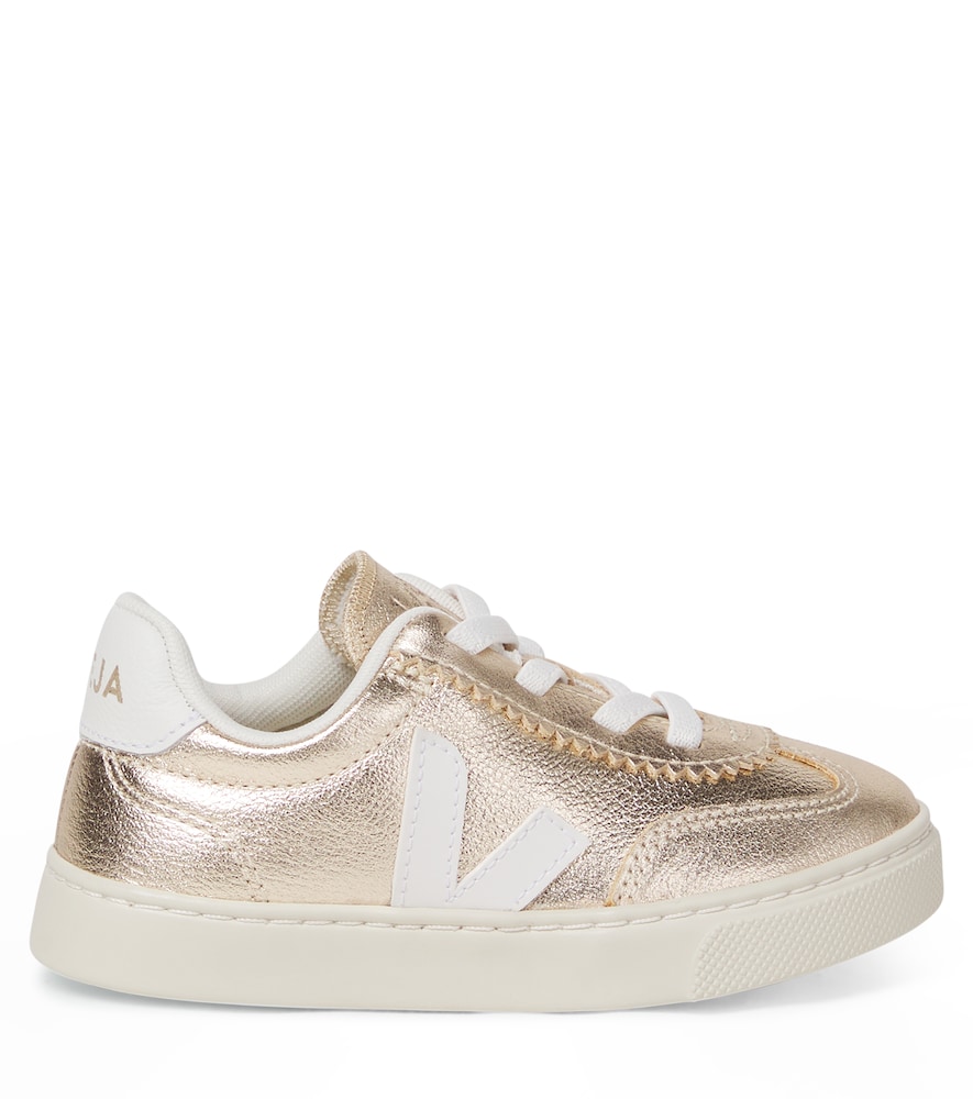  Veja Kids Veja Kids Sneakers Volley Aus Metallic-leder 