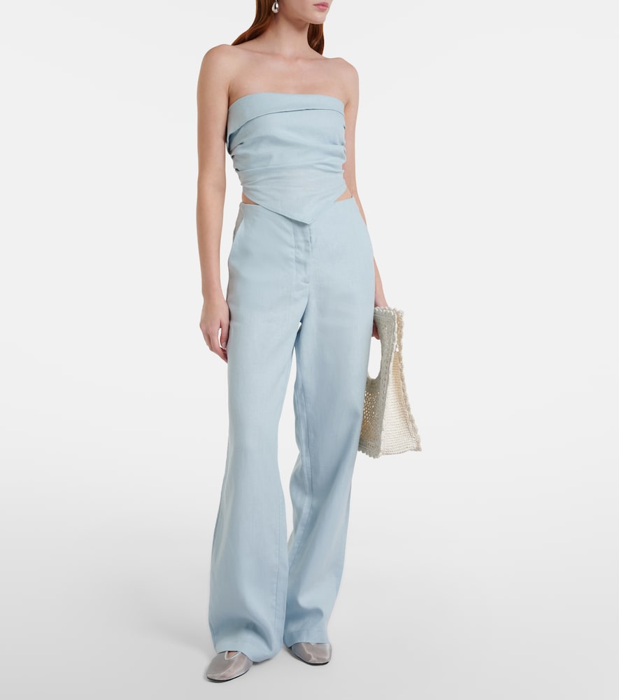 Faithfull Lulea linen wide-leg pants