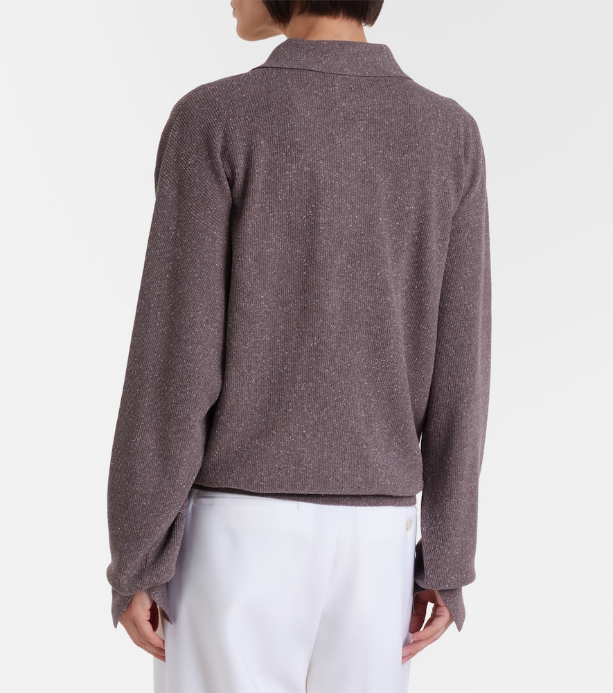  Calvin Klein Collection Calvin Klein Collection Polohemd Helga Aus Seide 