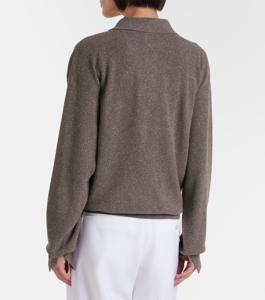 Collection Helga Silk Polo Sweater