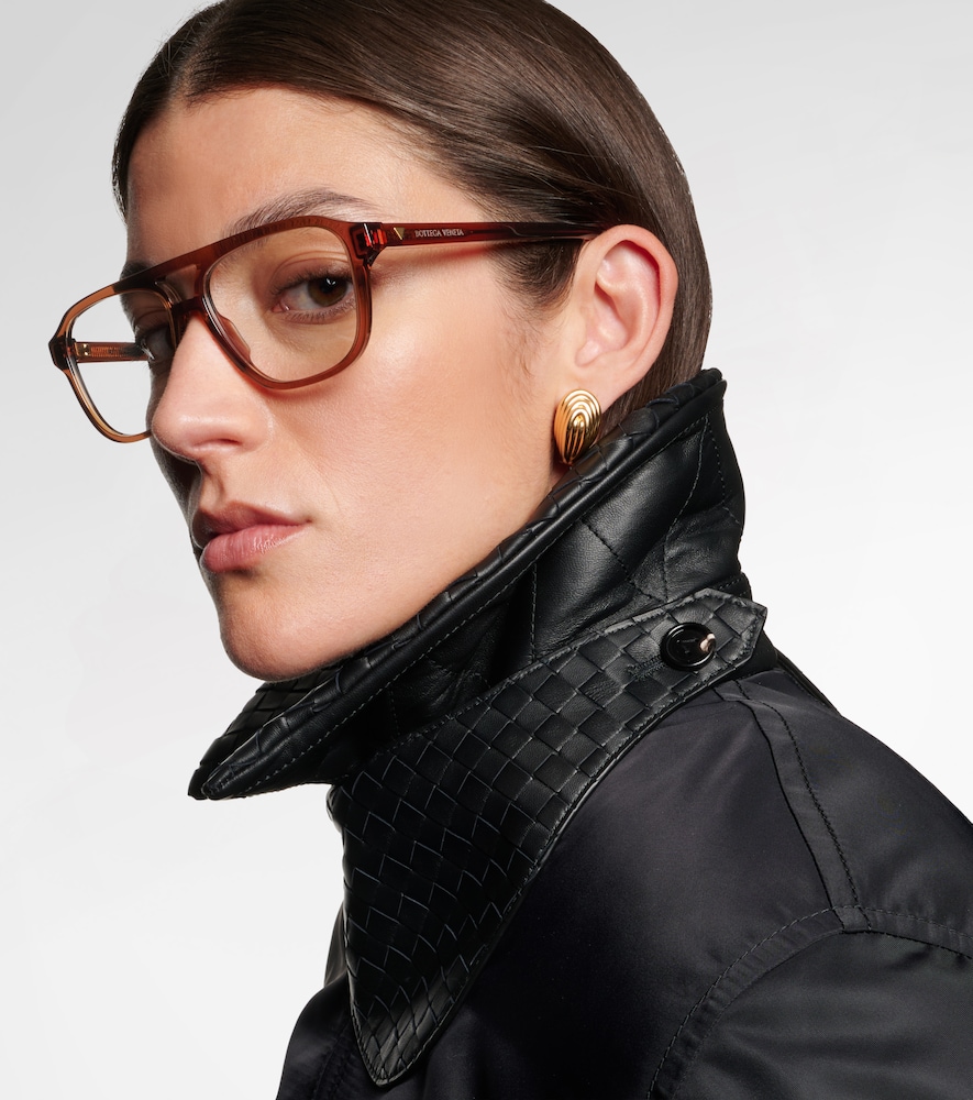  Bottega Veneta Bottega Veneta Aviator-brille Triangle Stud 