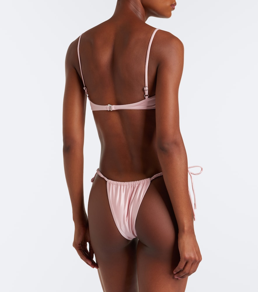 Montce Petal ruched bikini top | Thumbnail 2