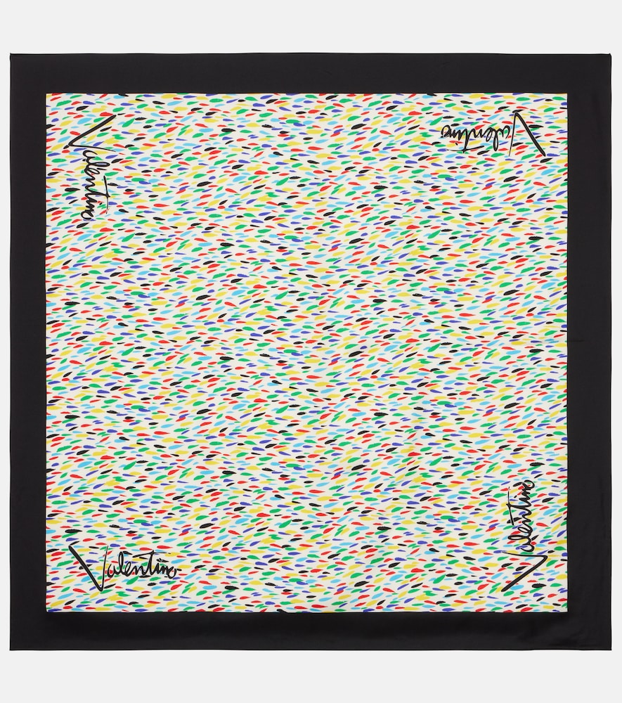 Valentino Women's Multicoloured Printed Silk Twill Scarf - Mytheresa