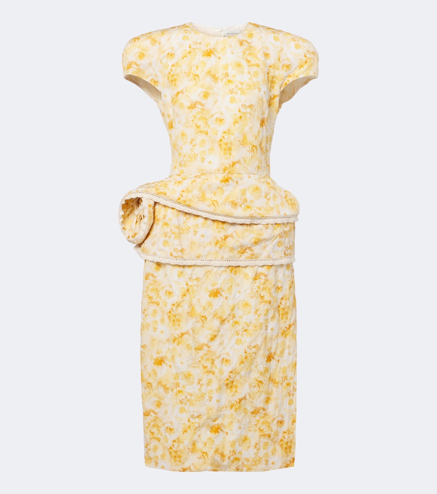 Midikleid aus einem Baumwollgemisch
