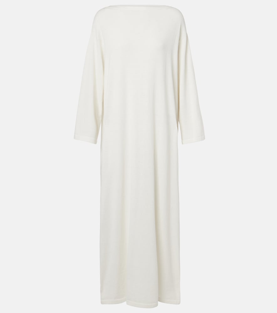 Maxikleid Odet aus Baumwolle und Seide