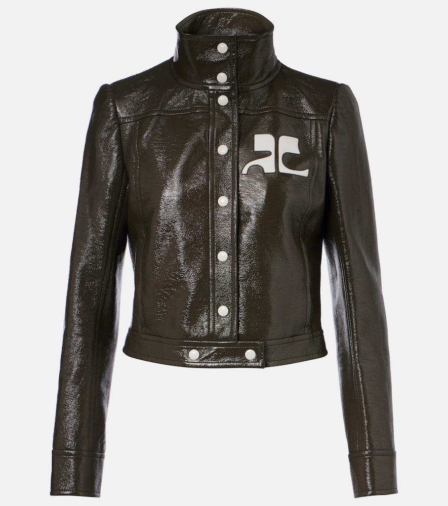 Courrèges Cotton Blend Vinyl Jacket