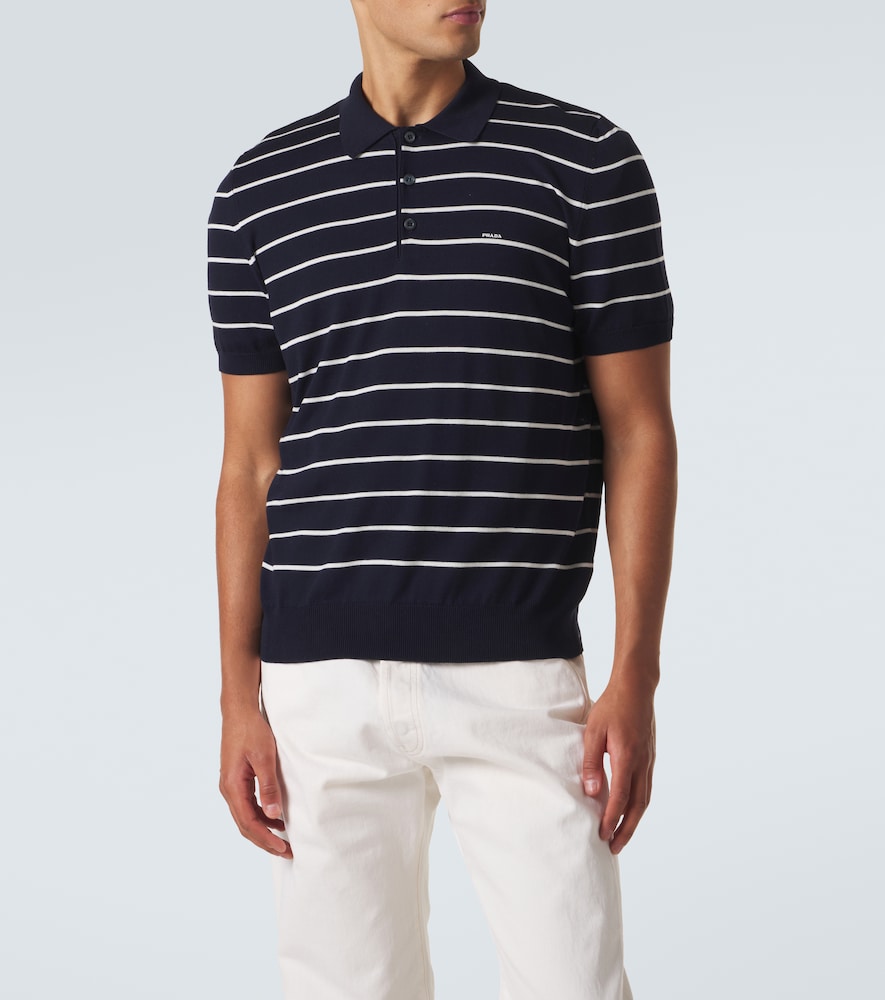  Prada Prada Polohemd Aus Baumwolle 