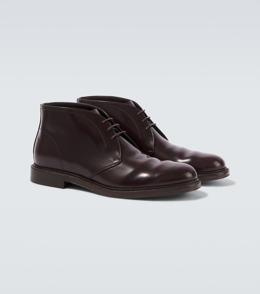 Ankle Boots aus Leder
