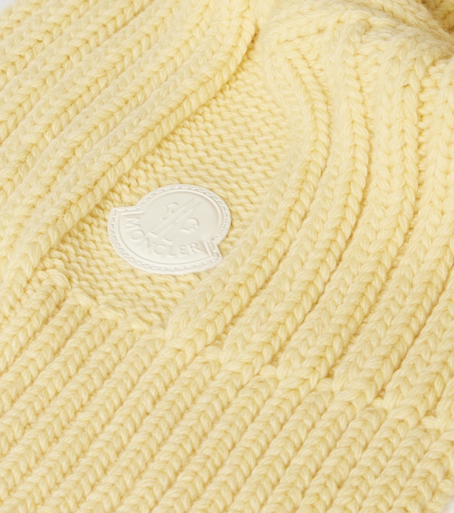 Moncler Cable-knit wool and cashmere scarf | Thumbnail 2