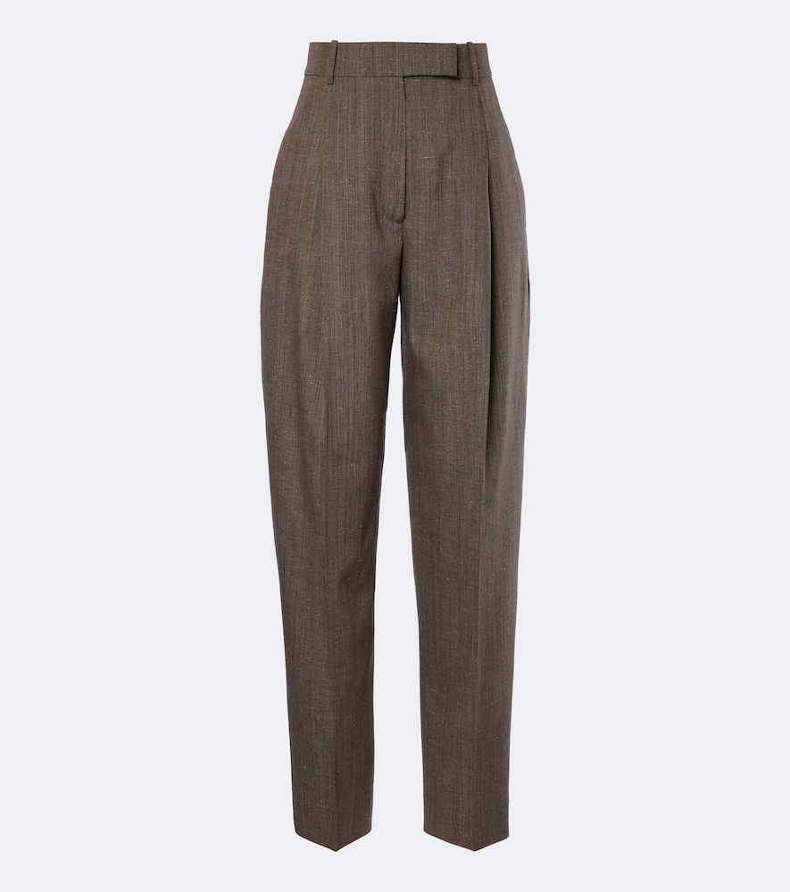 Róhe Pantalon fuselé en laine mélangée