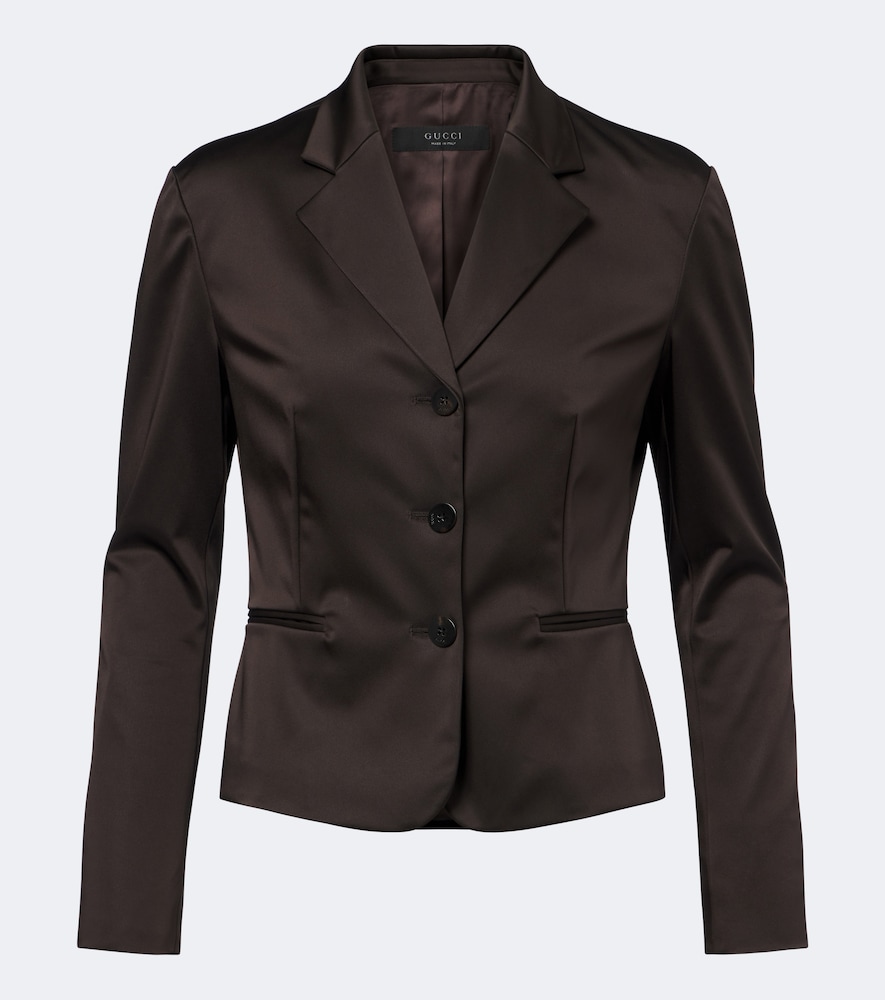 Jacke aus Satin