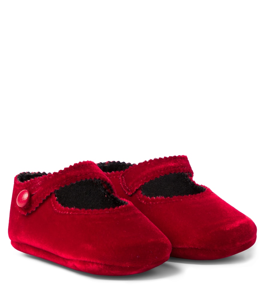 PP Bb Ballerines Mary Jane en velours 95$