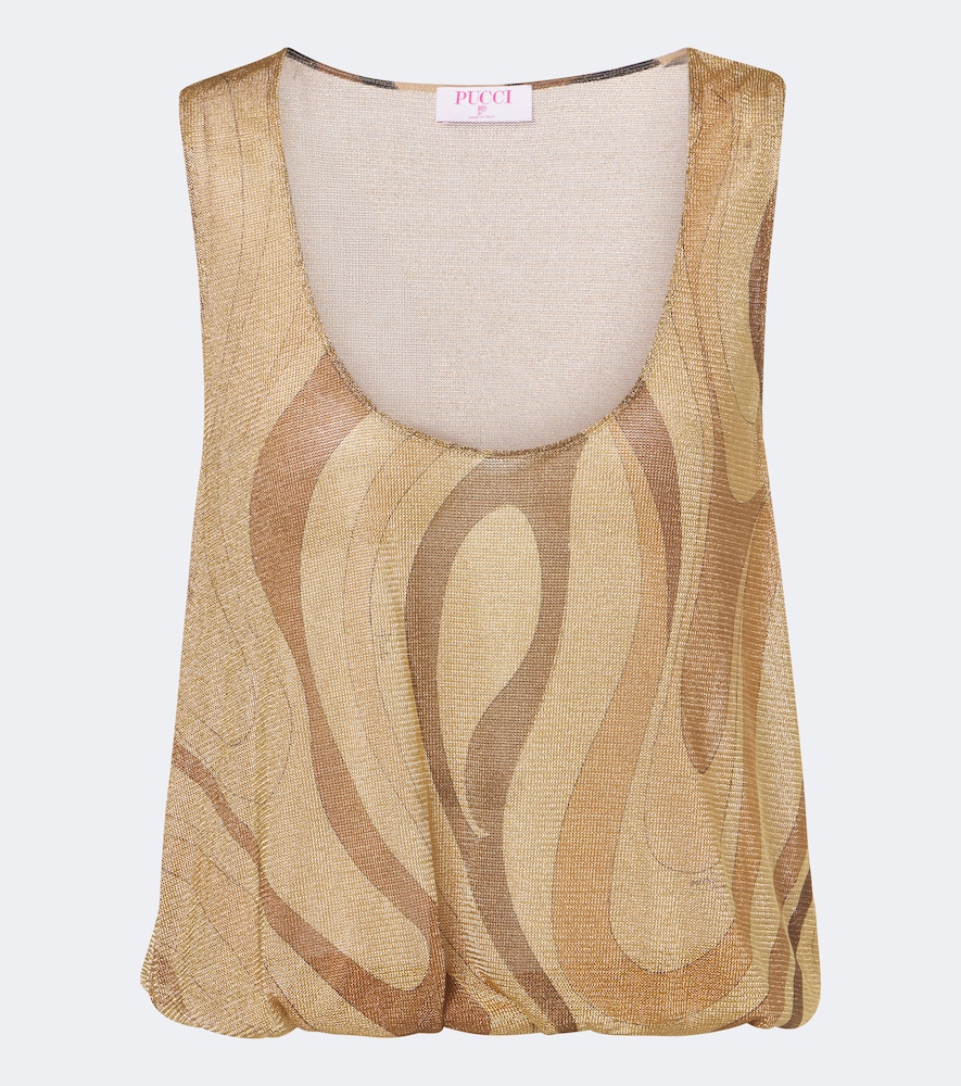 Pucci Marmo Lurex® Voile Top