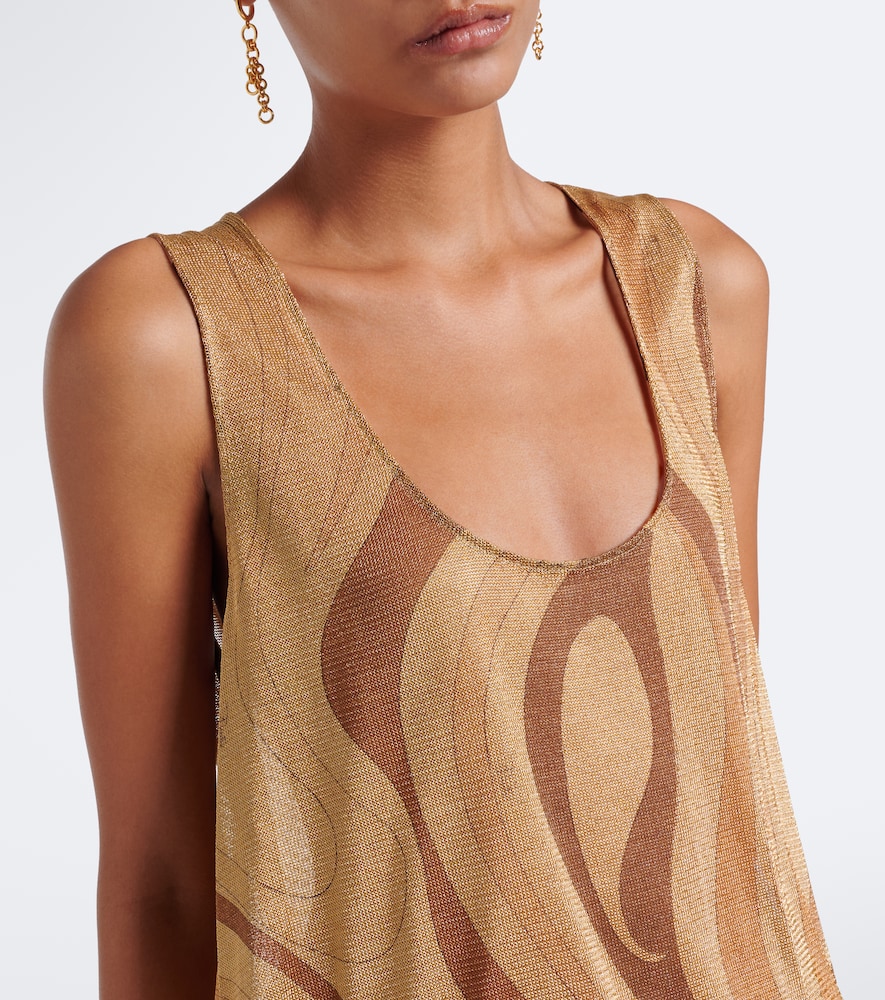 Pucci Marmo Lurex® Voile Top