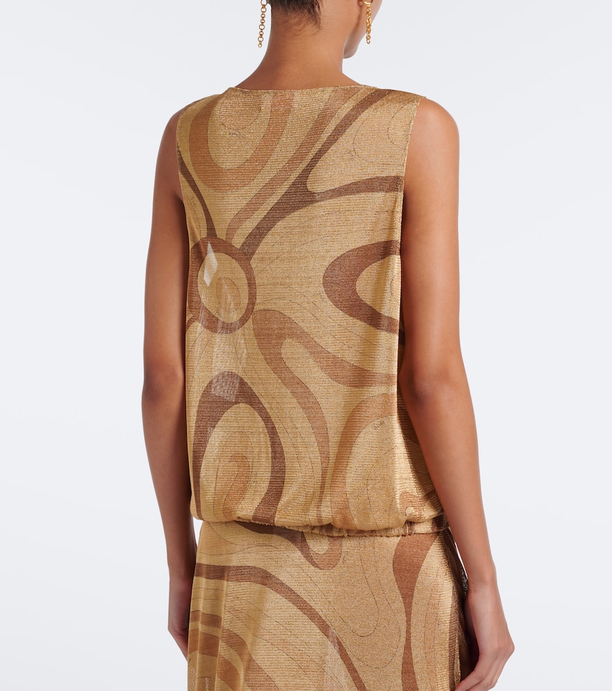 Pucci Marmo Lurex® Voile Top