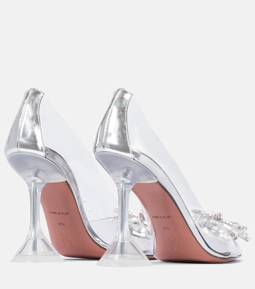 AMINA MUADDI BEGUM EMBELLISHED PVC PUMPS