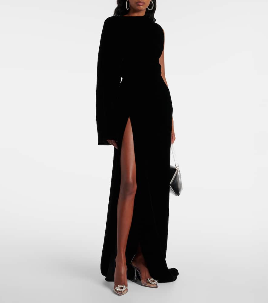 AMINA MUADDI BEGUM EMBELLISHED PVC PUMPS