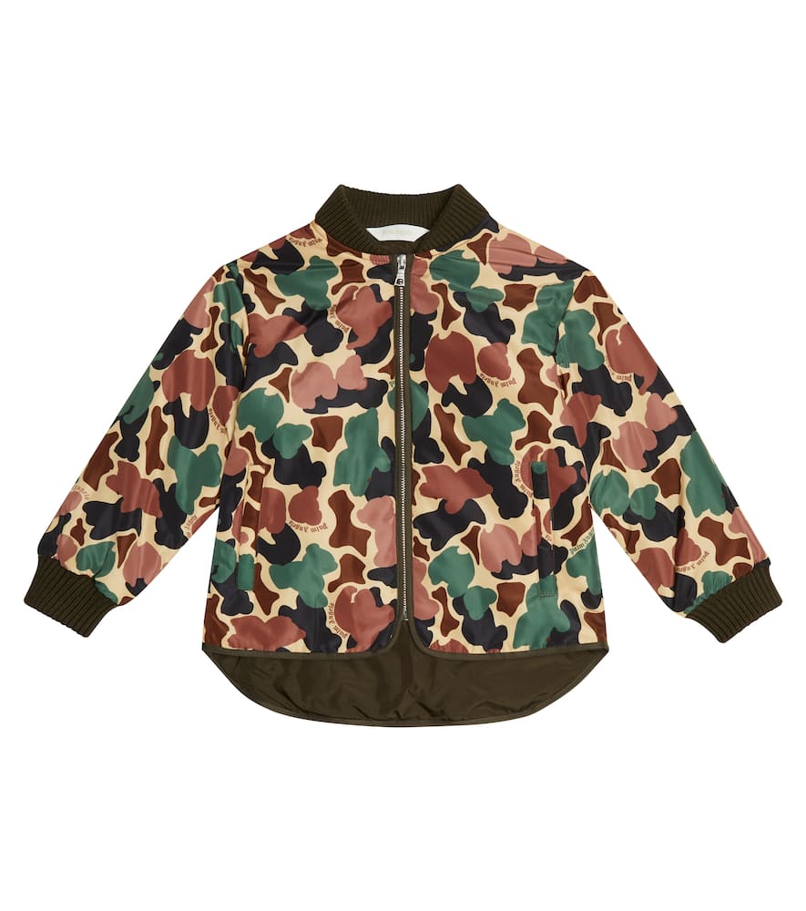 Palm Angels Kids Printed bomber jacket