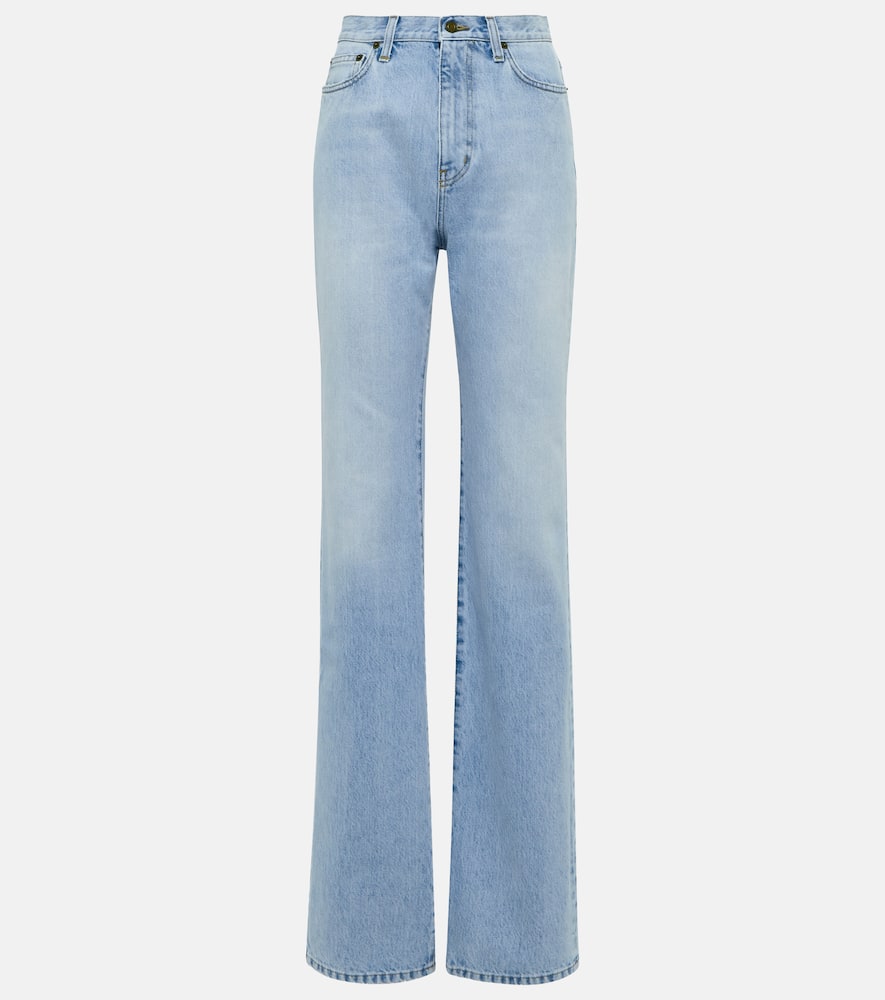 Saint Laurent High-rise straight jeans