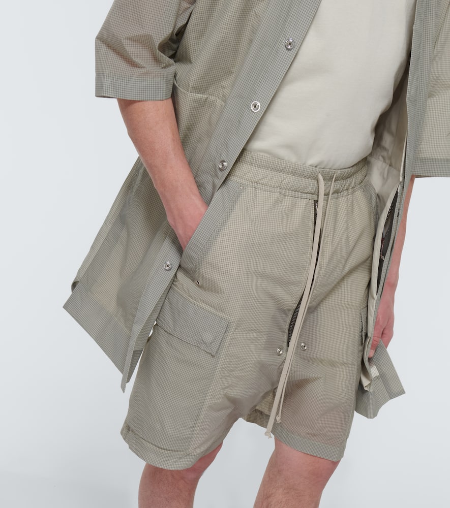 Shop Rick Owens Technical Shorts In Pearl