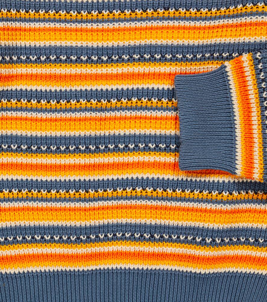 The New Society Pullover Marco In Knit Fantasy Apperol