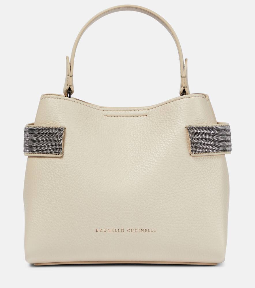 Brunello Cucinelli Small leather tote bag