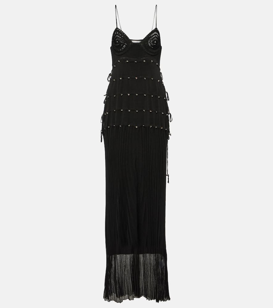 CHRISTOPHER ESBER REMINISCENCE BEADED MAXI DRESS