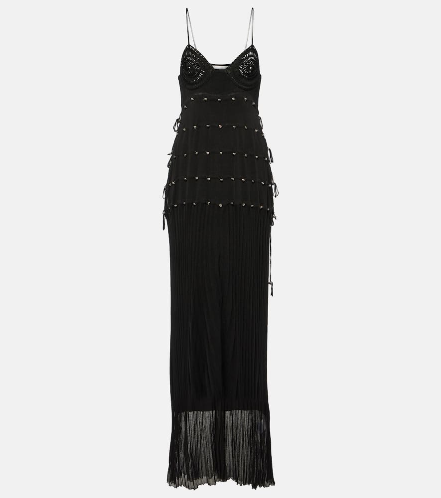 Christopher Esber Verziertes Maxikleid Reminiscence In Black