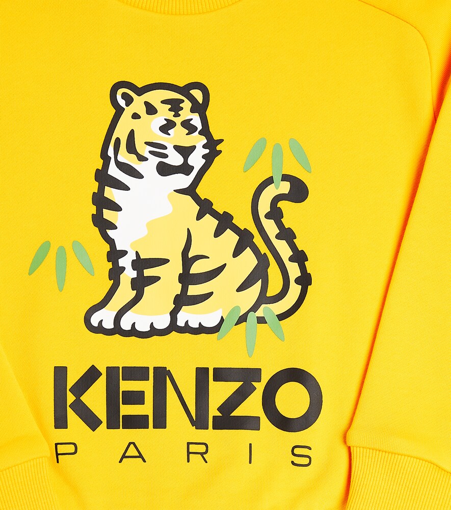  Kenzo Kids Kenzo Kids Logo Printed Cotton Sweatshirt 