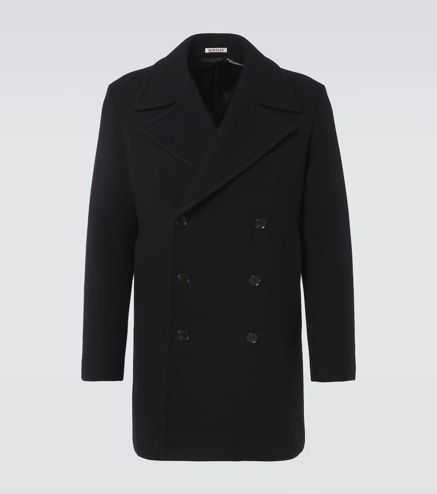 Wool melton peacoat