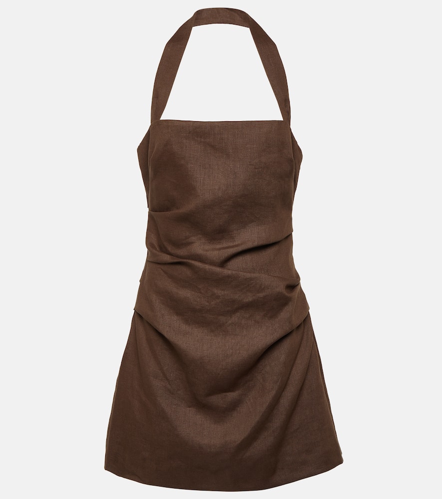 SIR Noemi halterneck minidress