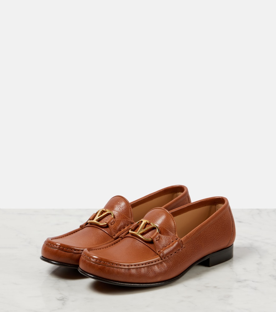  Valentino Garavani Valentino Garavani Loafers Vlogo Signature Aus Leder 