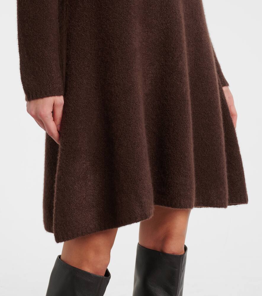 Lisa Yang Lilia Cashmere-blend Cardigan In Brown