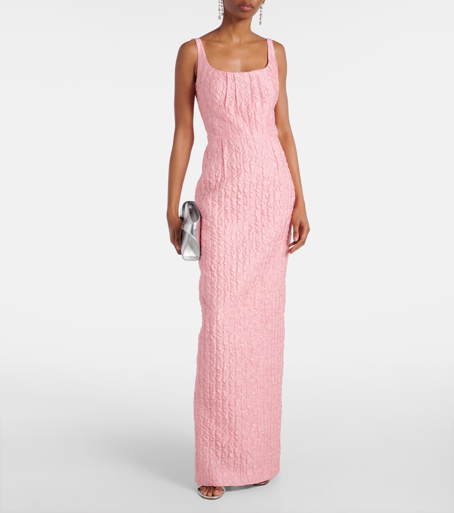EMILIA WICKSTEAD SHARON SEERSUCKER GOWN