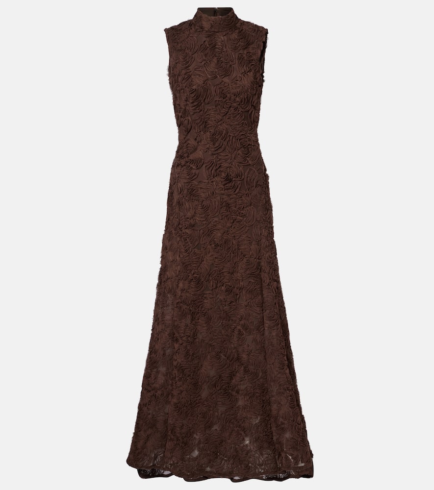 Crêpe maxi dress