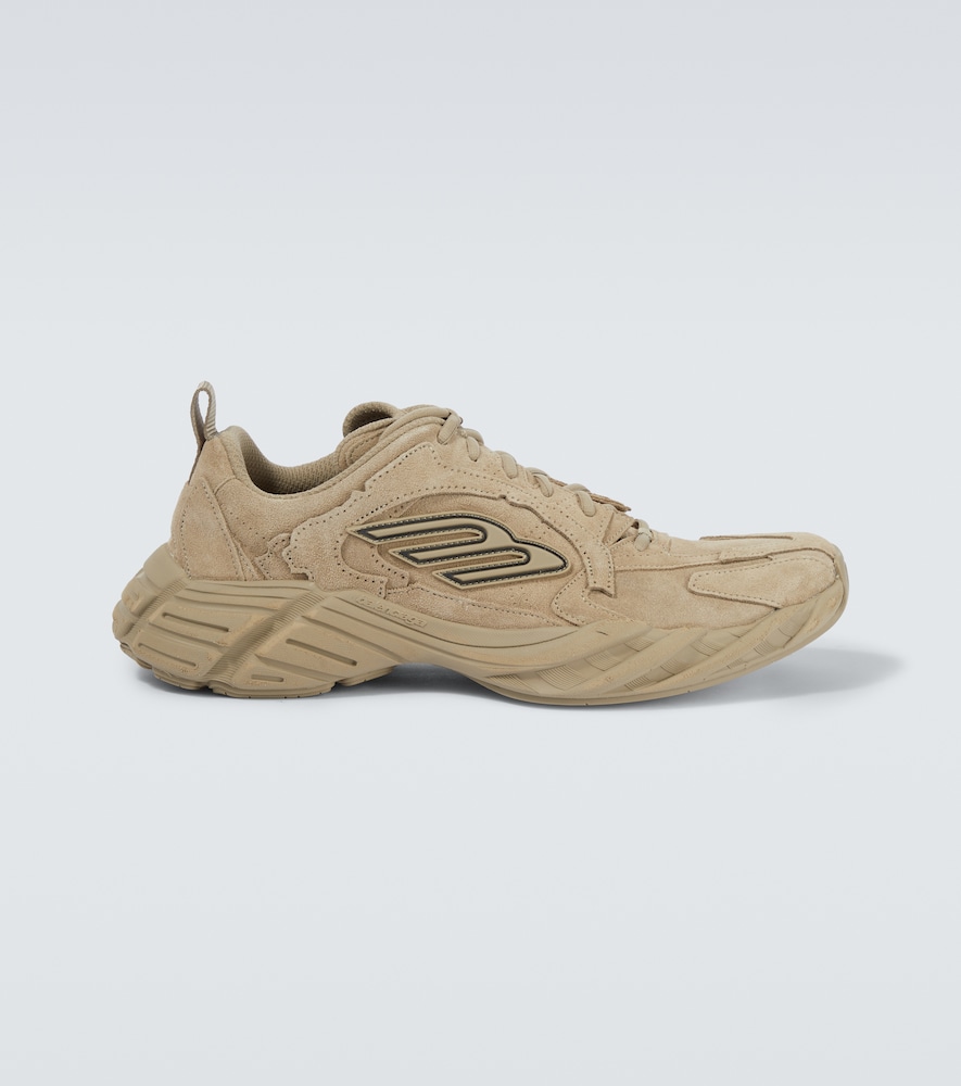 Balenciaga Men's Beige Monday Suede Sneakers UK Size 6 - Mytheresa
