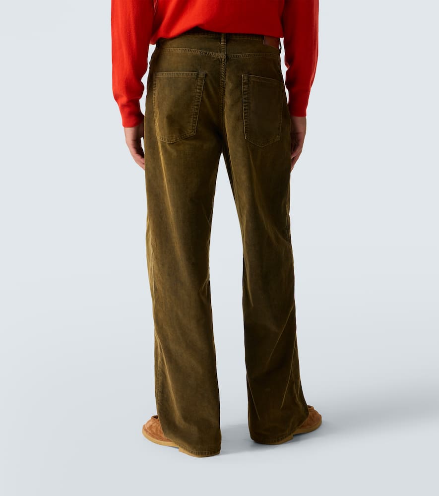 Acne Studios Cotton Corduroy Wide-leg Pants In Brown