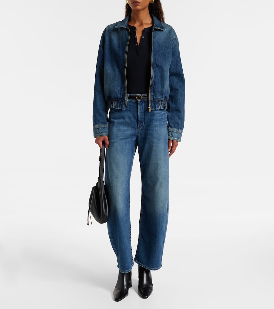 Nili Lotan Jordan Henley T-shirt In Blue