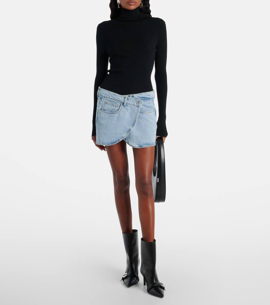 Coperni 70mm Buckle-fastening Pointed-toe Boots In Black